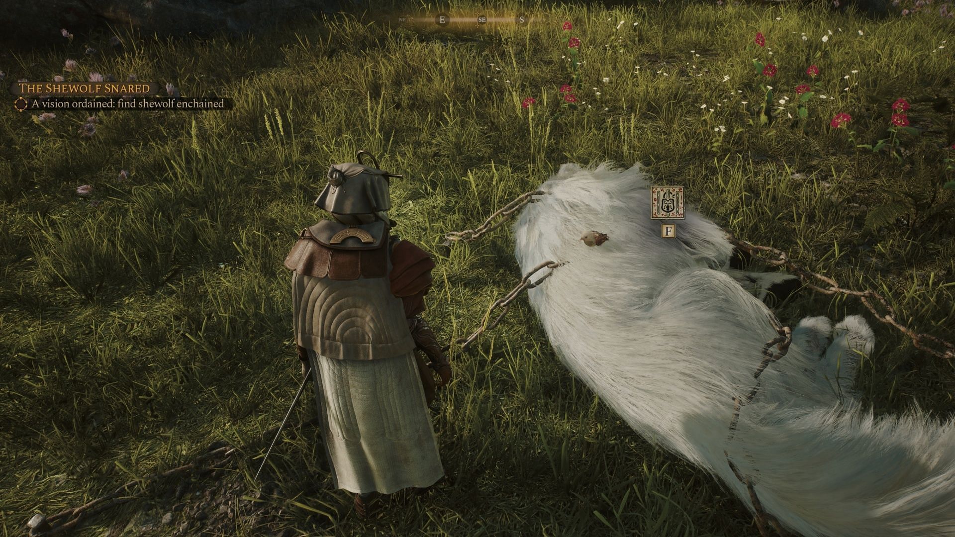 After freeing the wolf, you just need to kill enemies until she appears before you again (Image via Digital Extremes)